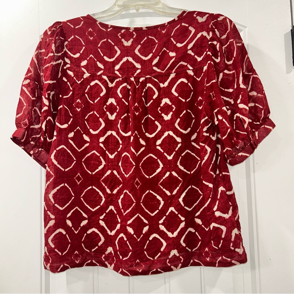Evereve Hallie Shibori Top Women’s Small - Picture 6 of 8